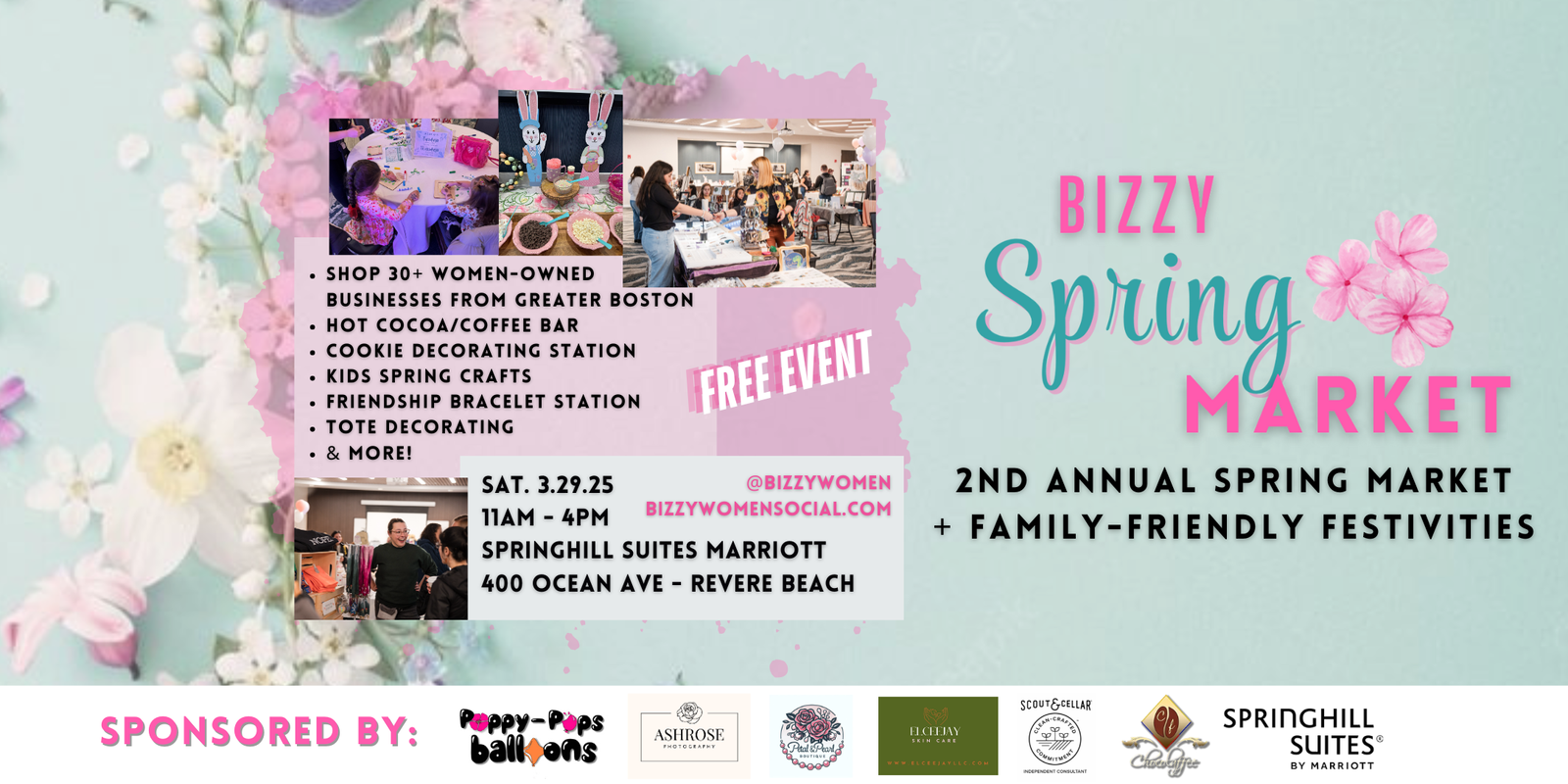 BIZZY Spring Market & Festivities - FREE Family-Friendly Event